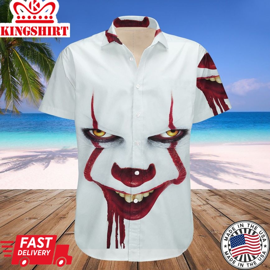 Halloween Michael Myers With Knife Trendy Hawaiian Shirt