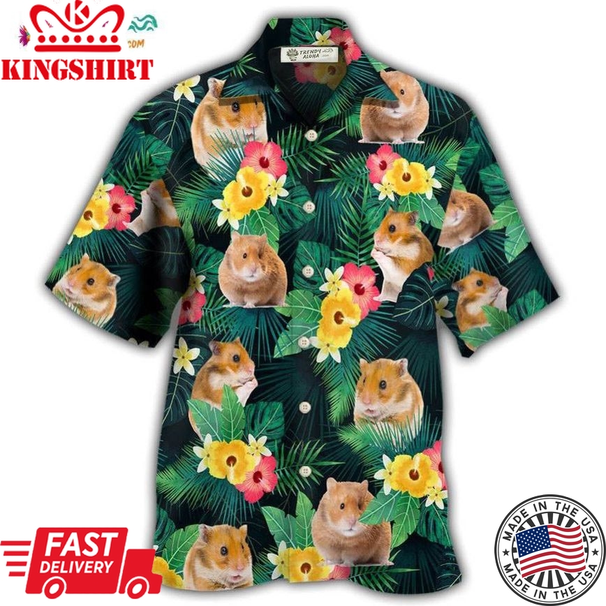 Hamster Tropical Summer Vibes Hawaiian Shirt