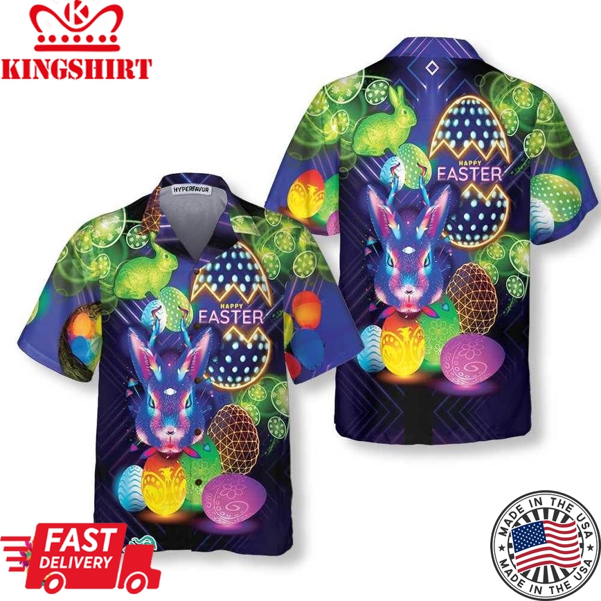 Happy Easter Hawaiian Shirt, Easter Bunny Shirt, Funny Easter Shirt & Easter Gift Ideas