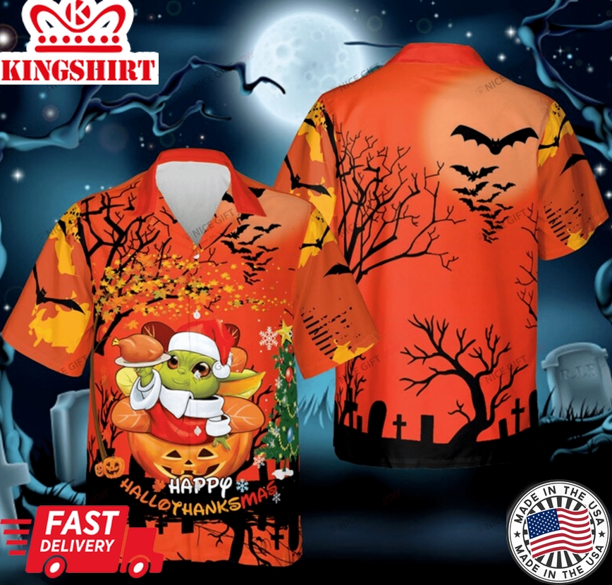 Happy Hallothanksmas Premium Island Fiesta 3D Shirt