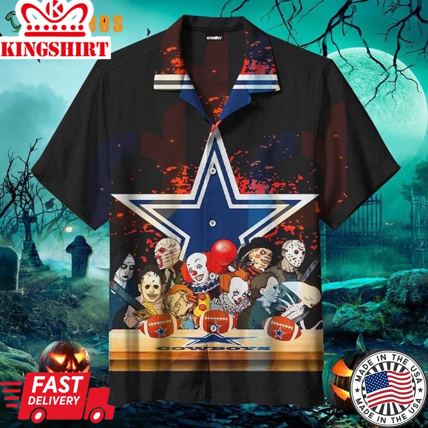 Happy Halloween Nfl Dallas Cowboys Trendy Hawaiian Shirt Perfect Gifts For Your Loved Ones