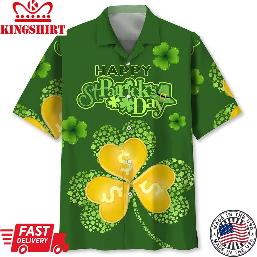 Happy Irish St.Patrick Day Trendy Hawaiian Shirt