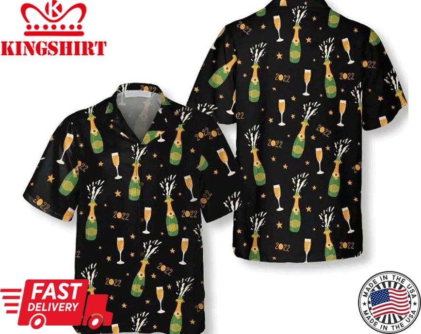 Happy New Year Trendy Hawaiian Shirt, Group Hawaii Shirt Summer Gifts, Gifts For Bachelor Party, Best Gifts For Men, Gift For Family.