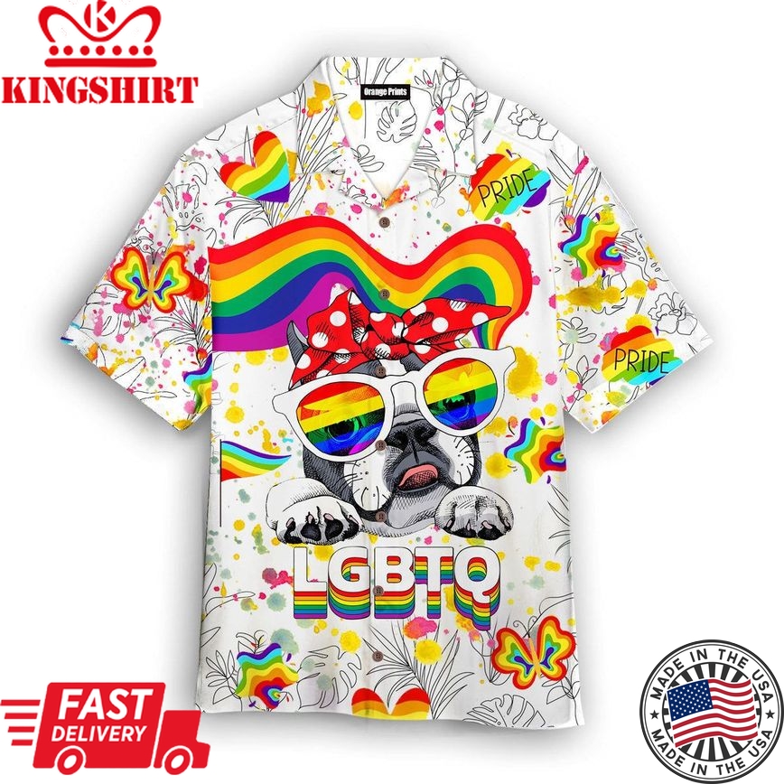 Happy Pride Month Lgbtq Aloha Hawaiian Shirts For Men & For Women |