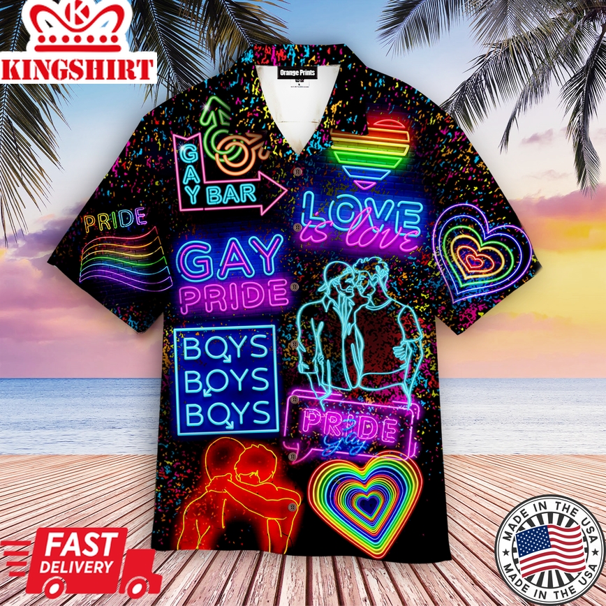 Harmonious Celebration: Embracing Love and Equality Hawaiian Shirt