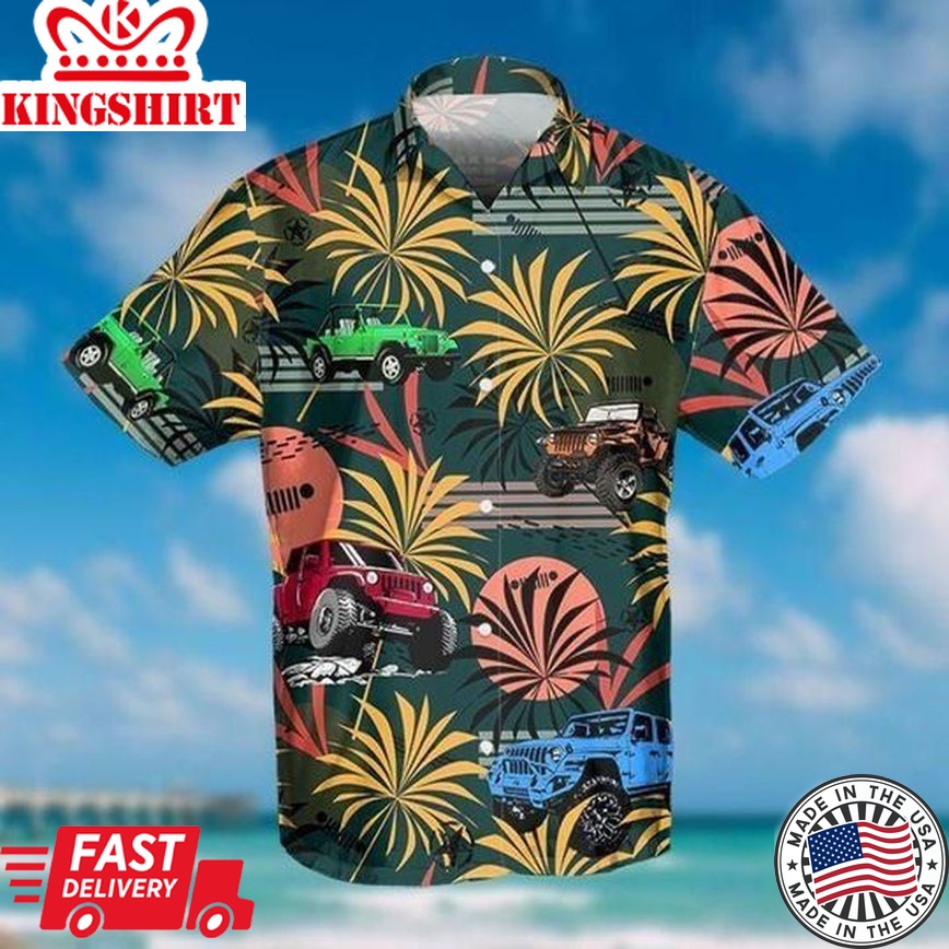 Hawaii Shirt ? Awesome Jeep Tropical Unisex Hawaiian Aloha Shirts