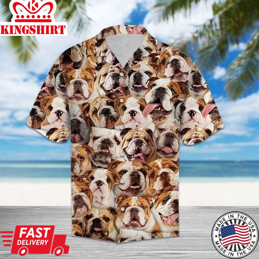 Hawaii Shirt ? Bulldog Awesome Hawaii Shirt , Gift For Dog Lovers