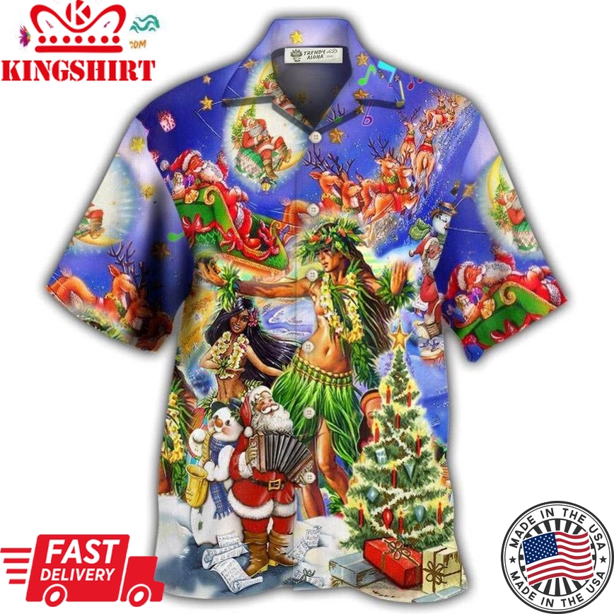 Hawaii The Aloha Merry Christmas Hawaiian Shirt