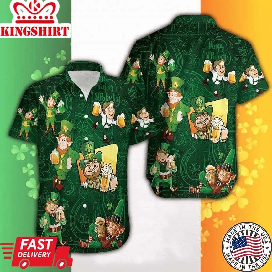 Hawaiian Aloha Hawaii Shirts St Patricks Day Irish And Beer Funny