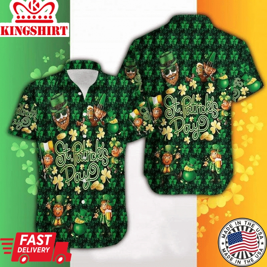 Hawaiian Aloha Hawaii Shirts St Patricks Day Irish Blessing