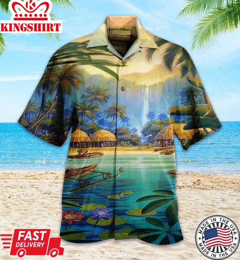 Hawaiian Colorful Trendy Hawaiian Shirt 3D, Coral Trendy Hawaiian Shirt For Summer Gifts