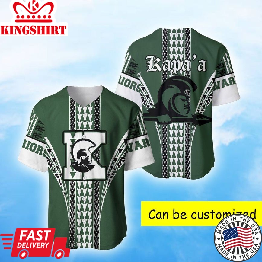 Hawaiian Kapaa Polynesian Baseball Tee Jersey Shirts 3D