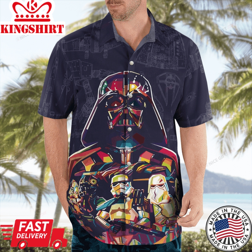 Hawaiian Shirt Themed After Star Wars Darth Vader