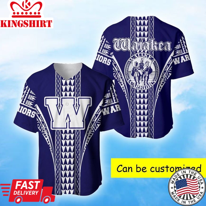 Hawaiian Waiakea Polynesian Baseball Tee Jersey Shirts 3D