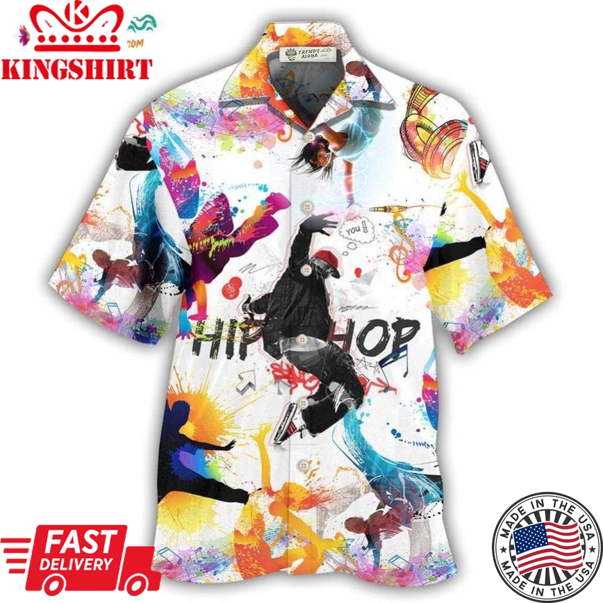 Hiphop One Love One Life Mix Color Hawaiian Shirt