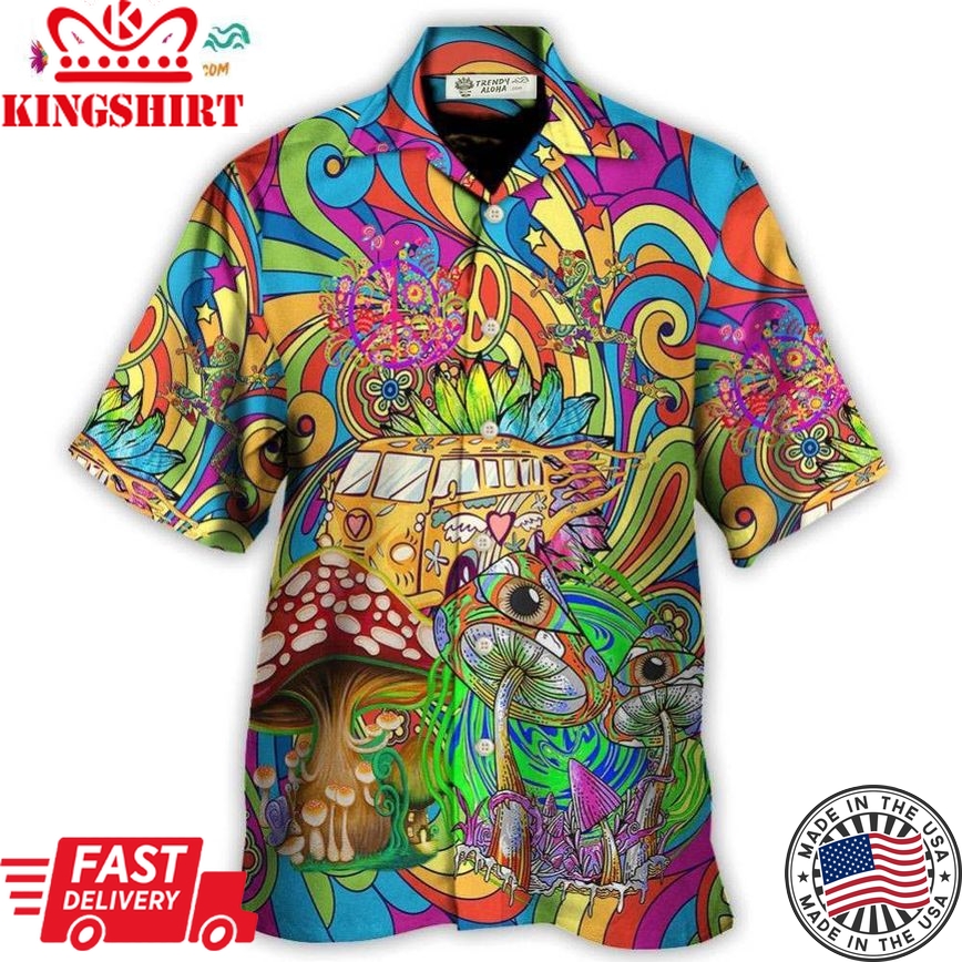 Hippie A Big Adventure Big Dream Hawaiian Shirt