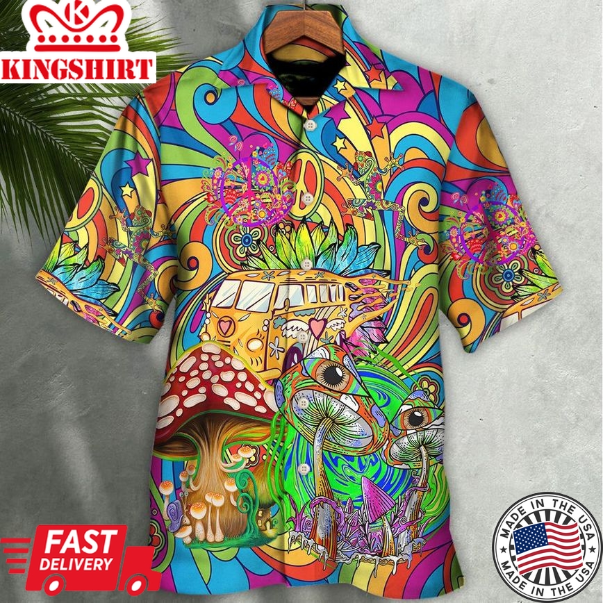 Hippie A Big Adventure Big Dream Hawaiian Shirt