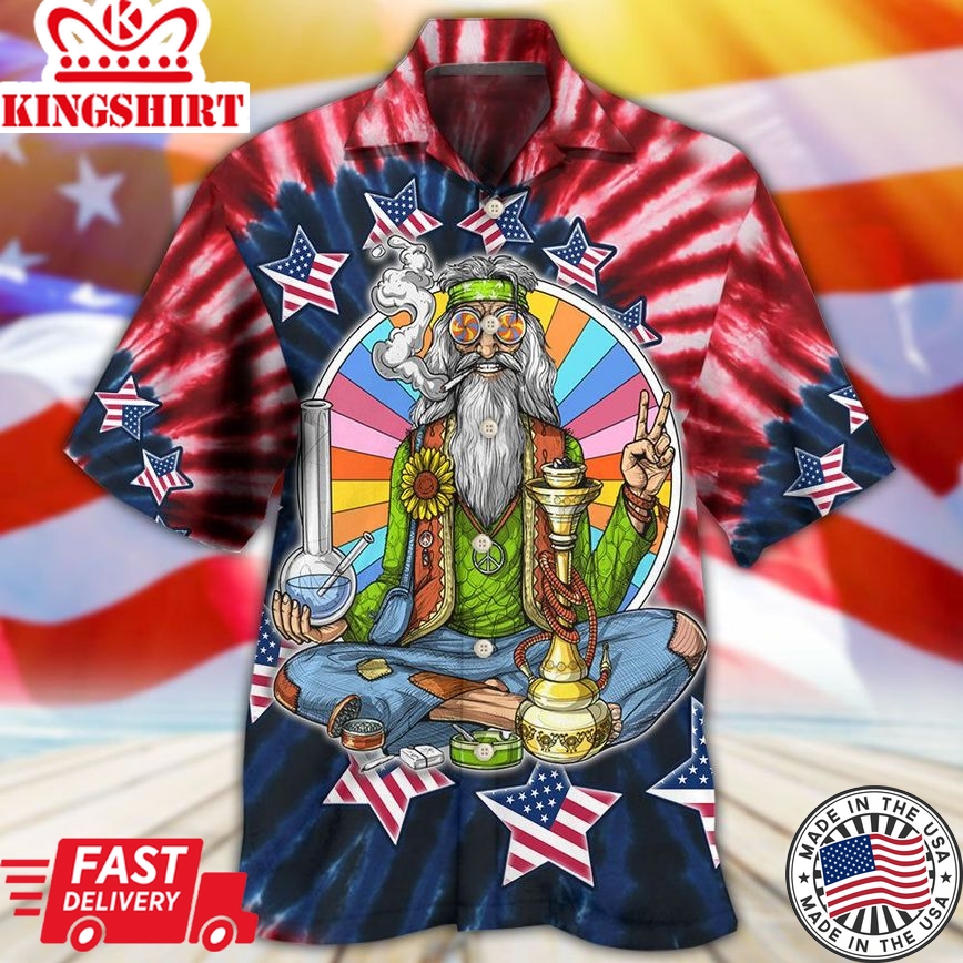 Hippie Independence Day Is Coming Hawaiian Shirt