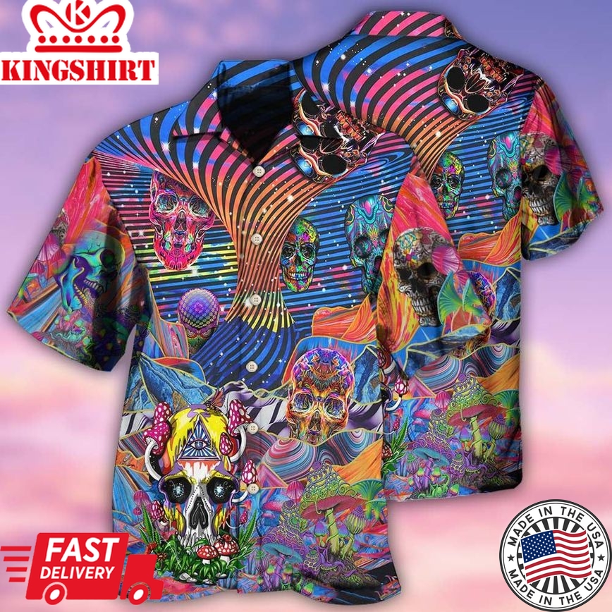 Hippie Love Life Mix Hawaiian Shirt