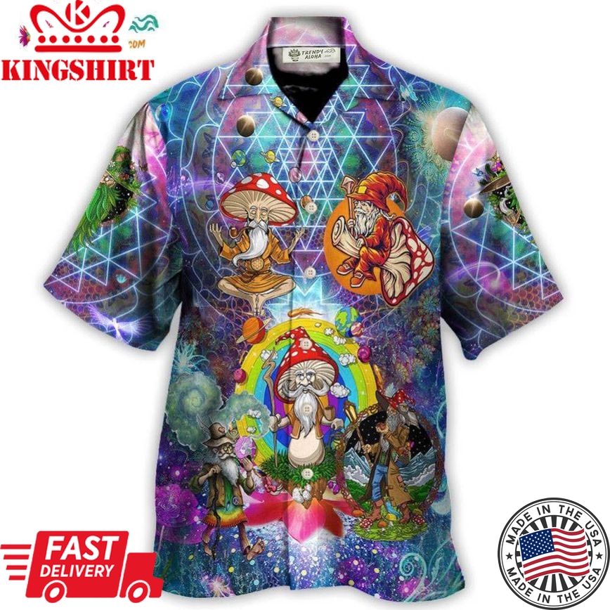 Hippie Magic Mystic Color Man Hawaiian Shirt