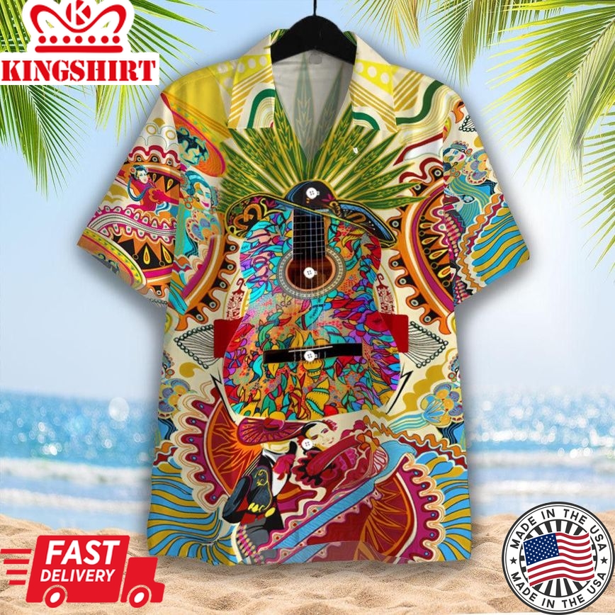 Hippie Trendy Hawaiian Shirt