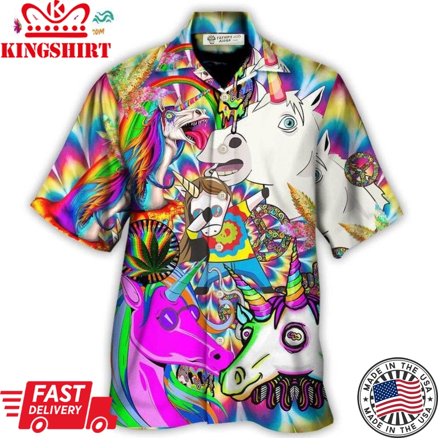 Hippie Unicorn Dream For Wonderland Hawaiian Shirt