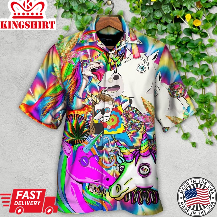 Hippie Unicorn Dream For Wonderland Hawaiian Shirt