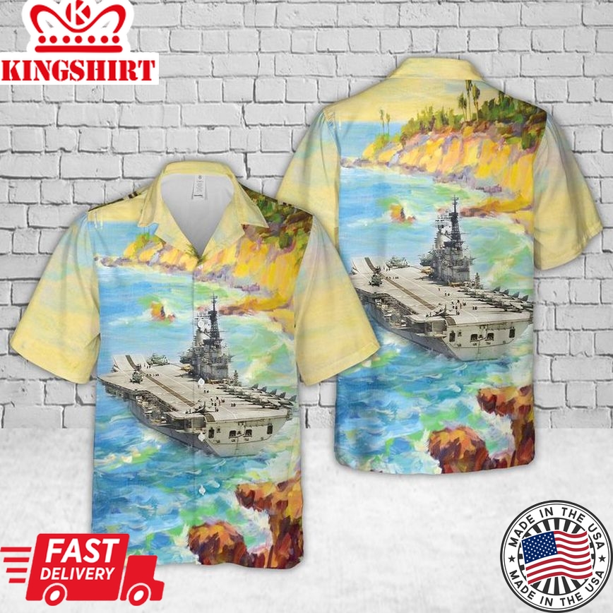 Hms Hermes Trendy Hawaiian Shirt