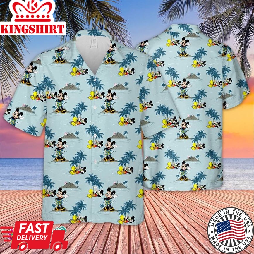 Holiday Mickey Island.Trending,Tropical Beach Shirt, Hawaiian Flower Shirt, Hawaiian Beer Shirt