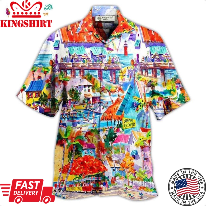 Holiday Summer Vacation By The Beach Hawaiian Shirt