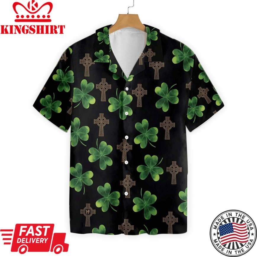 Hooligan Shamrock Irish Saint Patrick's Day Hawaiian Shirt