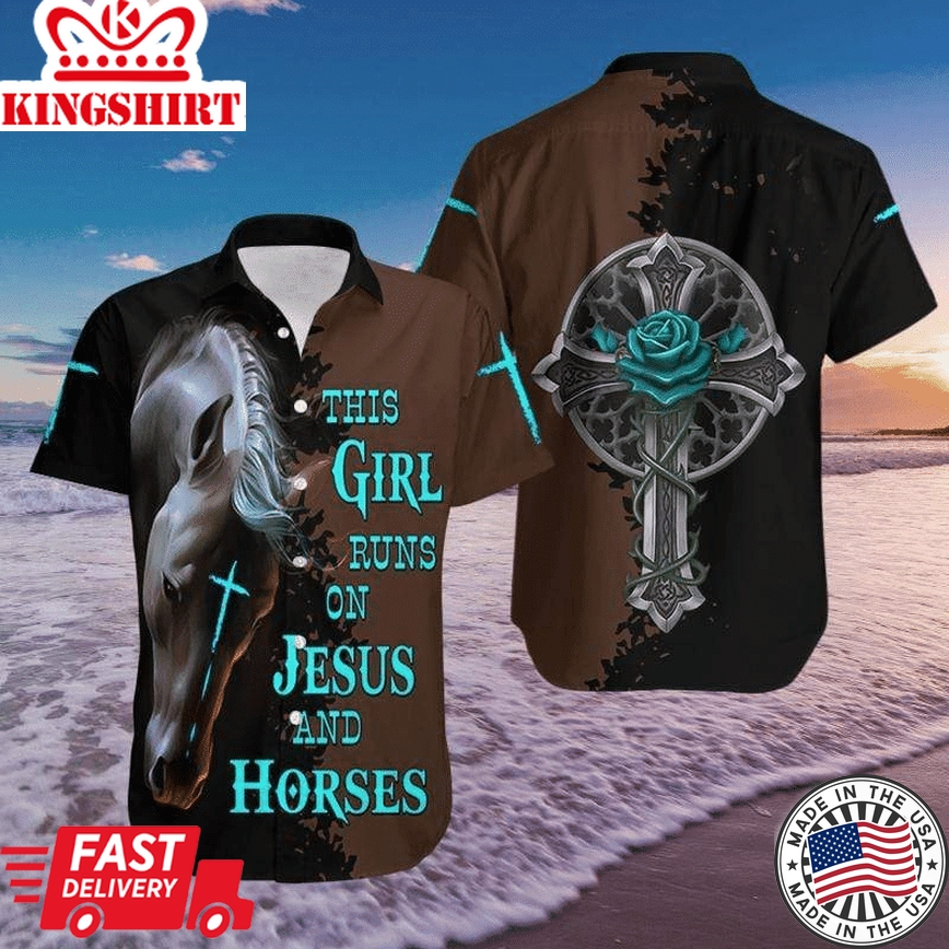 Horse Cross This Girl Hawaiian Shirts Aloha Hawaii Shirt Aloha Shirt For Summer