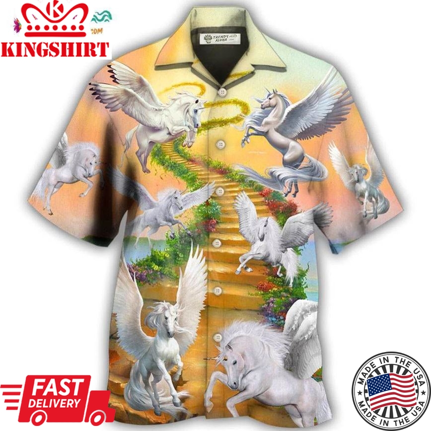 Horse Paradise Dream Style Hawaiian Shirt