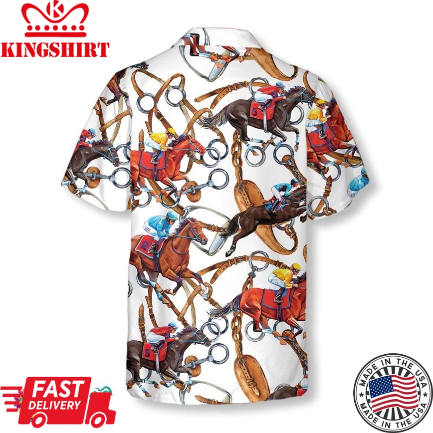 Horse Racing Shirt For Men Hawaiian Shirt