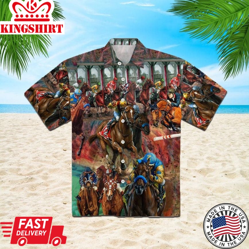 Horse Trendy Hawaiian Shirt