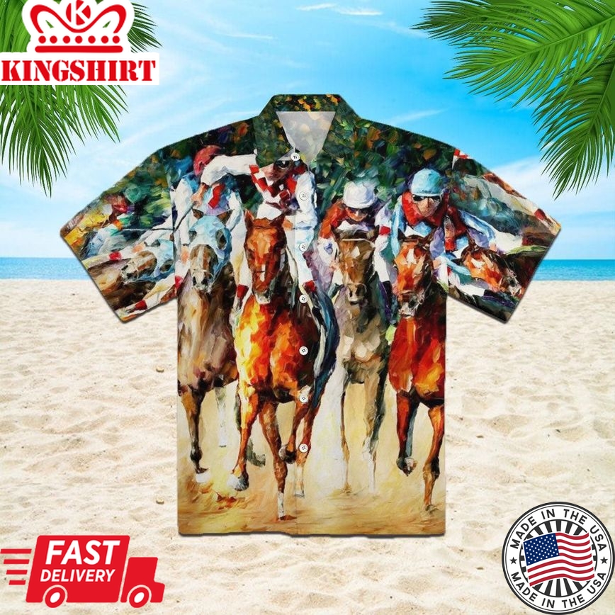 Horse Trendy Hawaiian Shirt