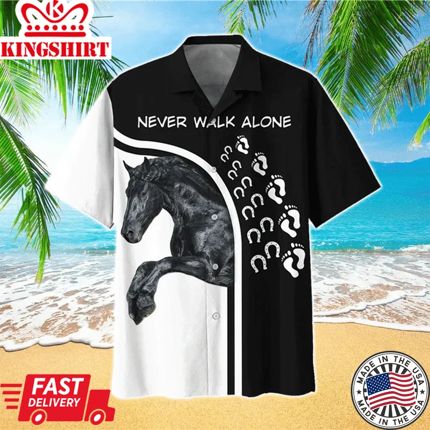 Horse Trendy Hawaiian Shirt For Men, Women, Summer Aloha Hawaii Shirt