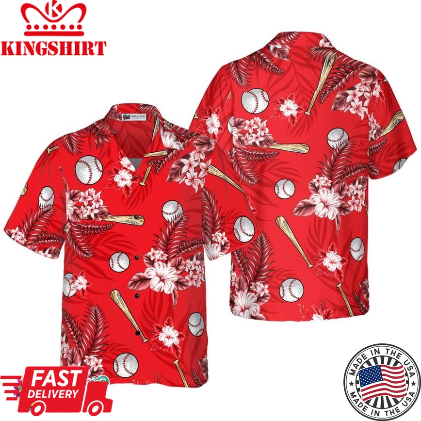 Hot Baseball Summer Hawaiian Shirt