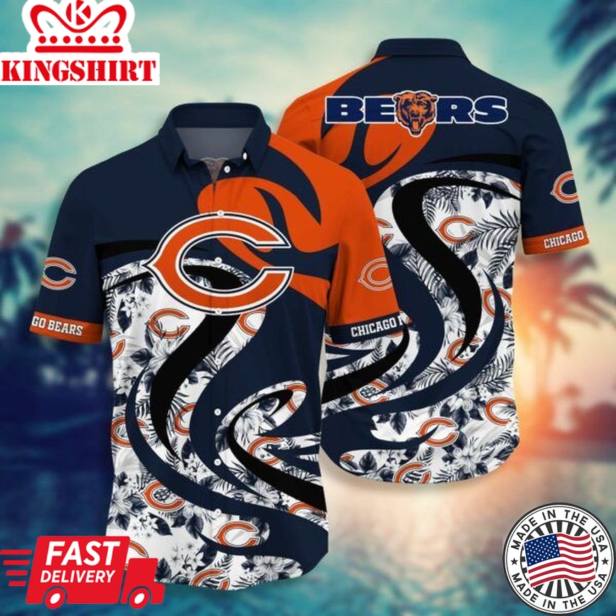 Hot Trending 1: NFL Chicago Bears Hawaiian Shirt, Style