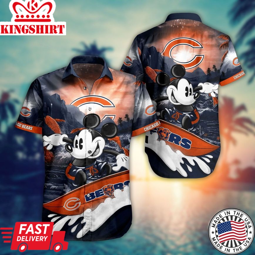 Hot Trending: NFL Chicago Bears Hawaiian Shirt, Summer Collection, Trending Hawaiian Shirts