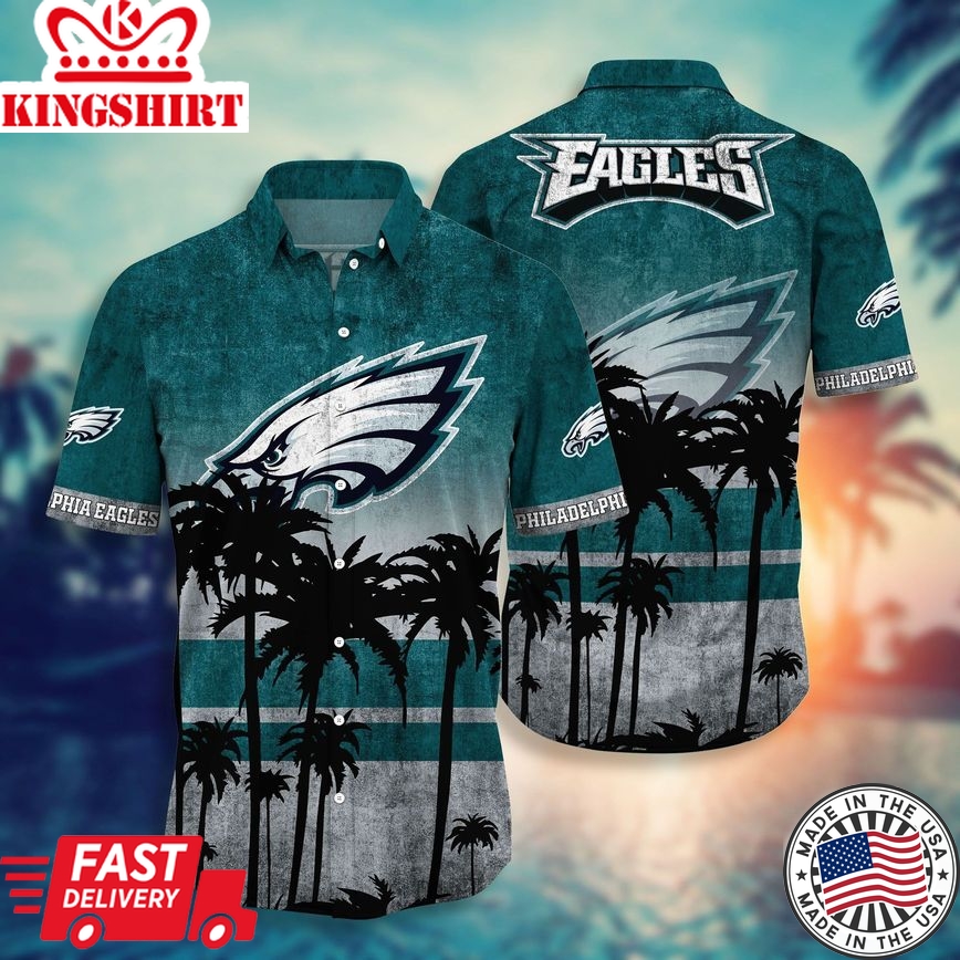 Hot Trending Philadelphia Eagles NFL-Hawaii Shirt: Short Style, Perfect for Summer