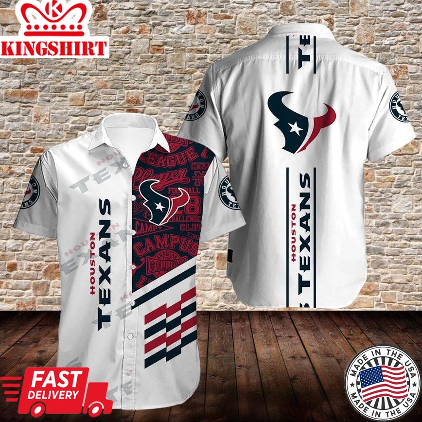 Houston Texans Limited Edition Hawaiian Shirt Trending Hawaiian Shirts Design Ver 2