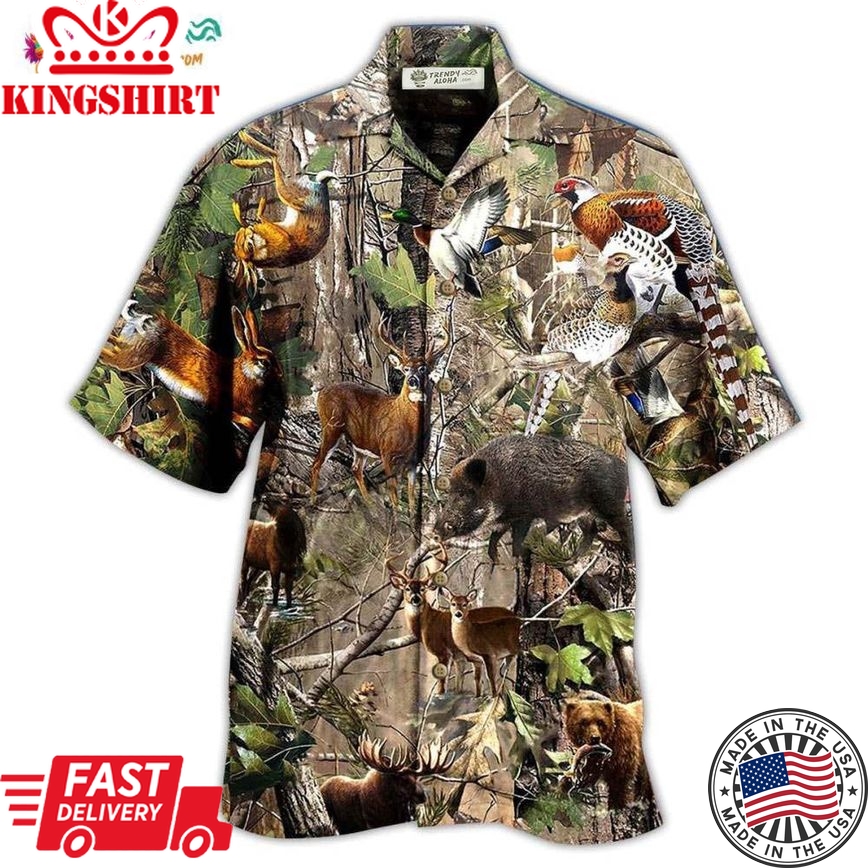 Hunting Lover Animals Cool Hawaiian Shirt