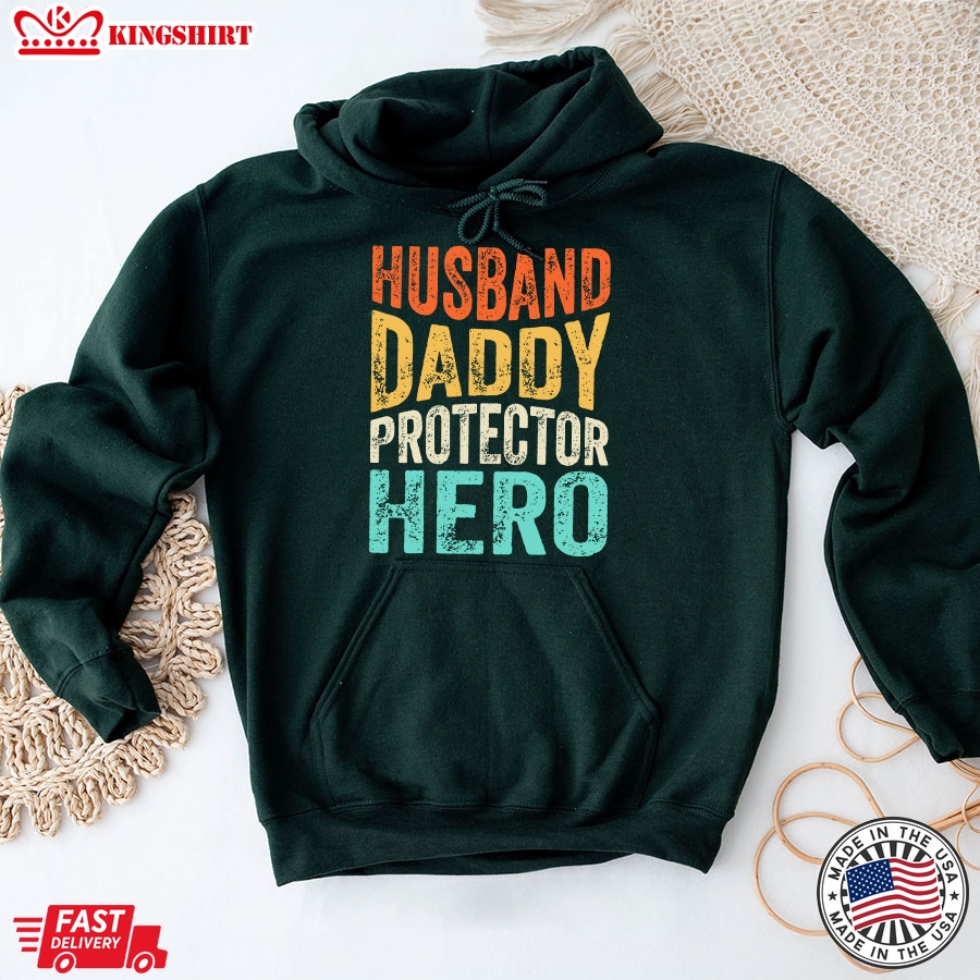 Husband Daddy Protector Hero Hoodie