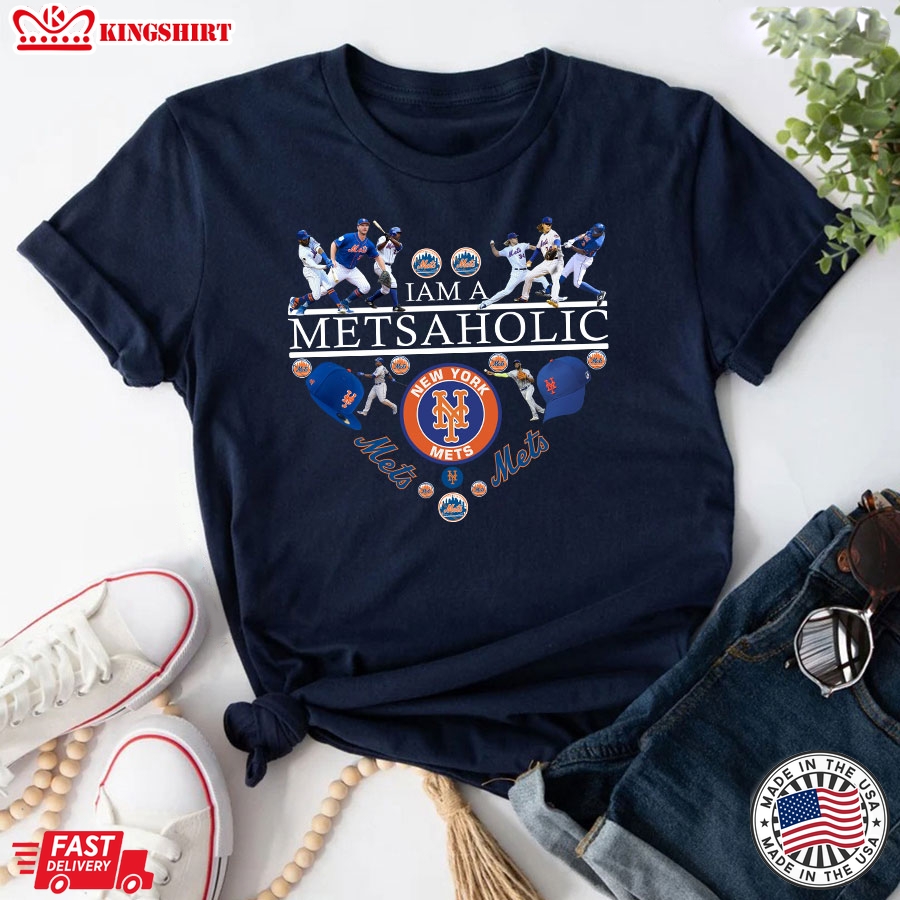 I Am A Metsaholic New York Mets T-Shirt