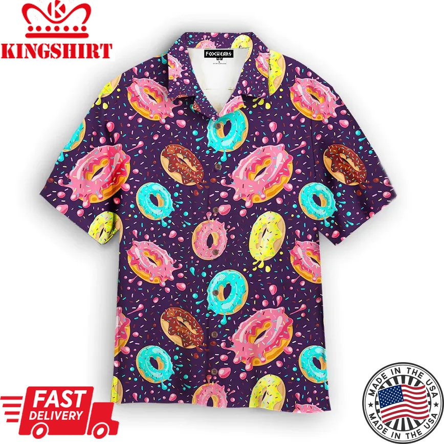 I Love Donuts Life Is Better Trendy Hawaiian Shirt For Aloha Shirt