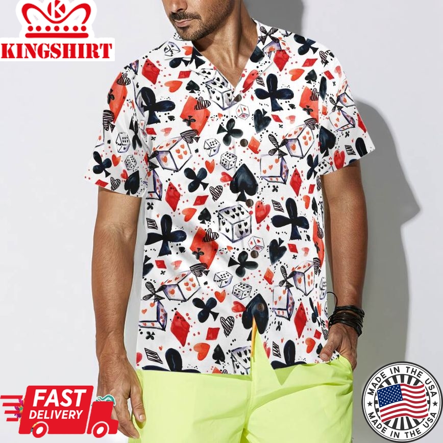 I Love Poker Shirt For Men Hawaiian Shirt