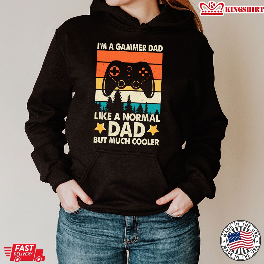 I'm A Gamer Dad Like A Normal Dad But Much Cooler Vintage Hoodie