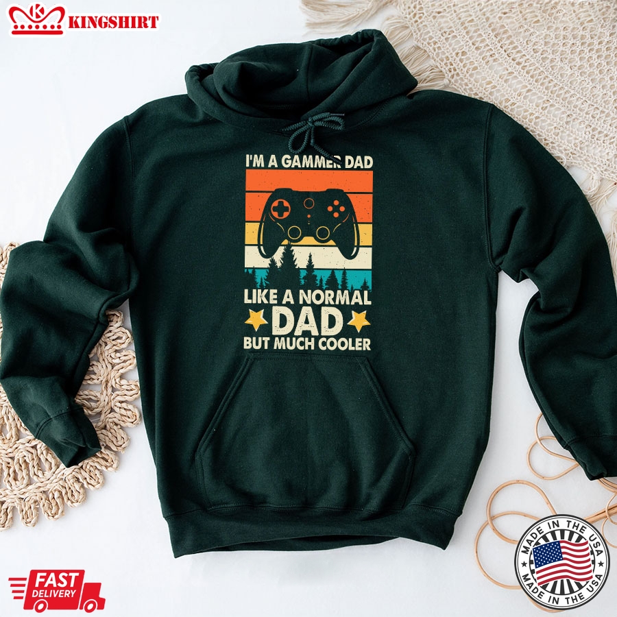 I'm A Gamer Dad Like A Normal Dad But Much Cooler Vintage Hoodie