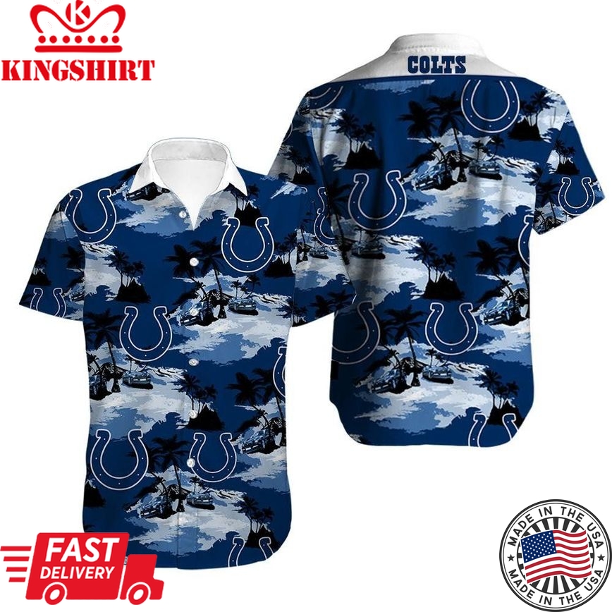 Indianapolis Colts Hawaiian Shirt Best Gift For Fans